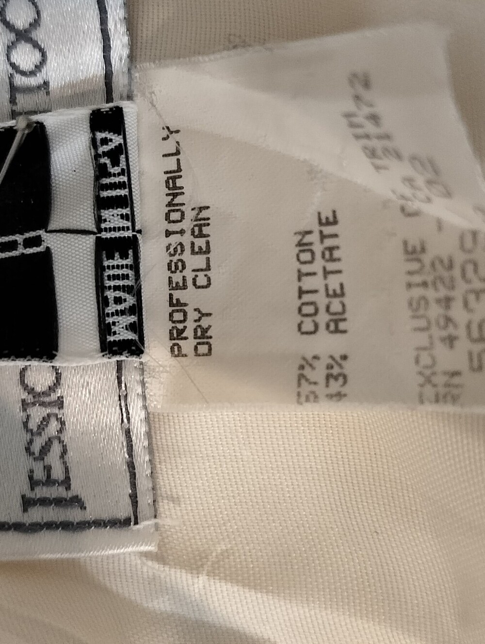 Jessica McClintock Cream Bridal Dress Labelled Designer Gown - Picture 4 of 4
